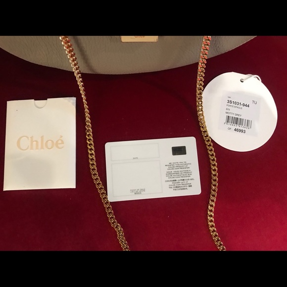 CHLOE Drew Shoulder Bag Motty Grey - Picture 3 of 8